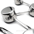 Metal Measuring Cups Set Stainless Steel 4pcs Measuring Cups Set With Scale Manufactory